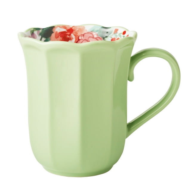 Painted Meadow Ceramic Mugs, Tea Mugs, Coffee Mugs -6-Ounce (Set of 4) Painted Meadow Ceramic Mugs, Tea Mugs, Coffee Mugs -6-Ounce (Set of 4)